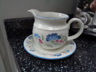 ROYAL DOULTON EXPRESSIONS WINDERMERE GRAVY / CUSTARD JUG AND STAND