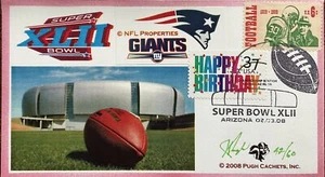 Pugh Super Bowl 41 New York Giants molesta derrota de los New England Patriots - Imagen 1 de 2