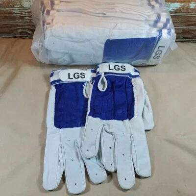 Guantes de cuero de cabra trabajo jardín deporte con gancho y bucle correa de muñeca 12 pares Foto 1 de 4