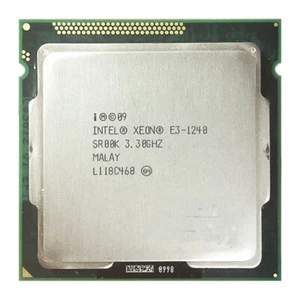 Intel Xeon E3-1240 3.3 GHz Quad-Core Eight-Thread 8M 80W LGA1155 CPU Processor - Picture 1 of 4