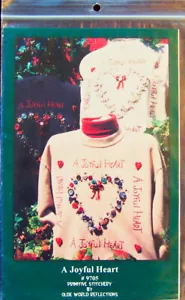 Olde World: A JOYFUL HEART Sweatshirt/Pillow Top Iron-On Transfer #9705 -New! - Picture 1 of 2