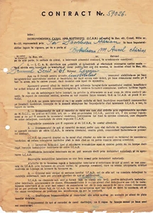Romania, 1961, Water Supply Contract, Bucharest Communal Plants - Picture 1 of 6