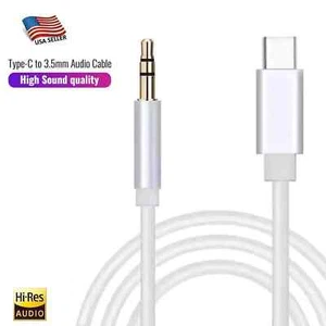 ⚡Câble Type C vers Aux USB Type-C Mâle vers 3,5mm Cordon Voiture AUX Musique Audio Adaptateur⚡ - Photo 1 sur 6