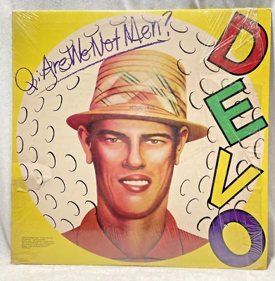 DEVO Q: Are We Not Men? 1978 In Shrink NM BSK 3239 Goldisc Pressing - Image 1 of 4