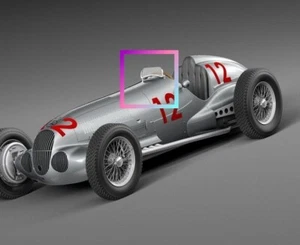 1:24 Mercedes-Benz W125 Repuesto Protector Ventana Repuestos Diorama Modelo Nuevo - Imagen 1 de 4