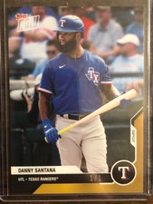 2020 Topps Now #OD-215 Danny Santana Texas Rangers 1/1