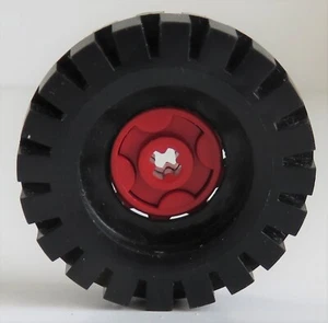 LEGO Technic Neumáticos / Tire 17 x 43 con Engranaje - Llanta, Rojo # g9c01 - Imagen 1 de 3