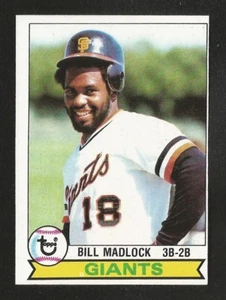 1979 Topps BASEBALL #195 BILL MADLOCK NM+ SAN FRANCISCO GIANTS (001) - Picture 1 of 1