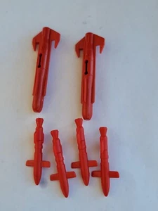Vintage GI Joe Cobra Mamba Missile Bomb Lot Of 6 vehicle part ARAH 1987 - Picture 1 of 8