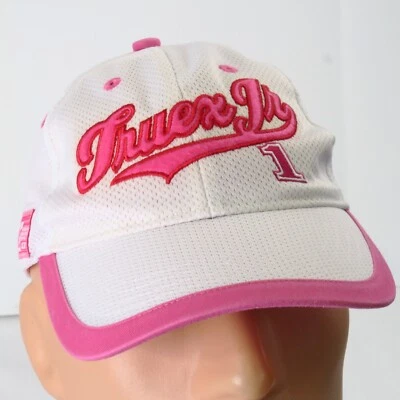 Martin Truex Jr #1 NASCAR Mujer Rosa Blanco Correa Gorra Persecución para Mujer Foto 1 de 4