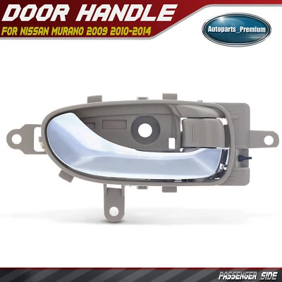 Manija de puerta interior delantera derecha/trasera derecha cromada/beige para Nissan Murano 09-14 Foto 1 de 4