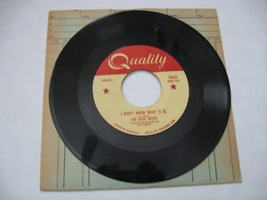 The Bluenotes/ I Don't Know What It Is/ Quality/ 1959/ Canada/ VG++ - Picture 1 of 2