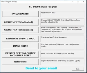 Reset Epson SureColor P800✅Adjustmen Program_ AnyPc ⭐⭐⭐⭐⭐ - Bild 1 von 2