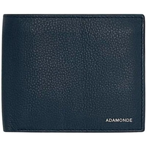 Men's minimalist Dark Blue leather wallet | Slim wallet | New - Picture 1 of 5
