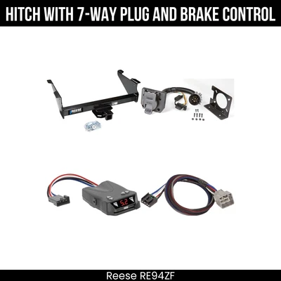 Control de freno de cableado paquete de remolque Reese para 03-24 Dodge Ram 2500 3500 03-08 Ram 1500 Foto 1 de 4