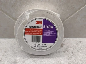 (QTY 1) 3M 514CW Venture Tape 37.1mm Width x 54.8m Length- 0.5 mil Thick Acrylic - Picture 1 of 1