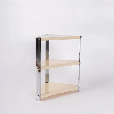 Scaffale Angolare Con 3 Ripiani | Design Aperto E Compatto | Organizzatore per D - Immagine 1 di 4