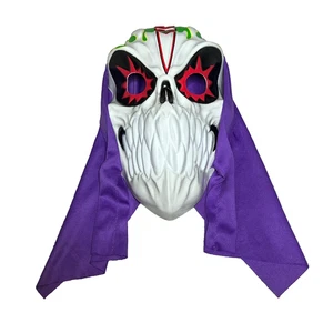Monster Jam Grave Digger Costume Mask Halloween Monster Truck Racing Purple - Picture 1 of 6