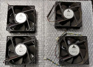 4 High Power Delta Electronics AFC1212DE Cooling Fan For Server Or Mining - Zdjęcie 1 z 2