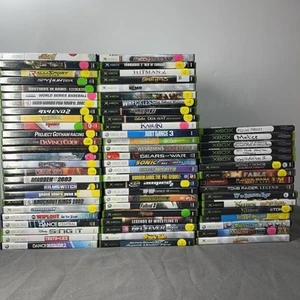 Großes Großhandel Xbox Original + Xbox 360 Spiele Lot 68 einzigartige Titel siehe Bilder - Bild 1 von 4