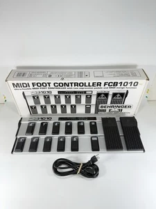 Behringer FCB1010 MIDI Foot Controller with Power Cord & Manual in Box ~ WORK - Picture 1 of 16