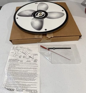 Mercury Marine Tin Propeller Wall Clock 12 “ New! - Picture 1 of 3