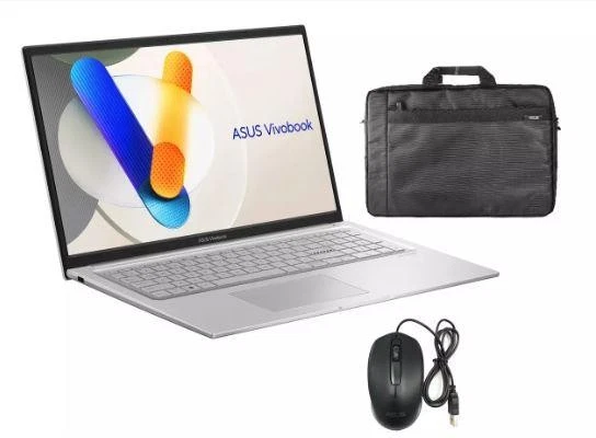 ASUS Laptop Vivobook 17 17.3in Pentium Gold  8GB 512GB Laptop Bundle Win 11 - Image 1 of 4