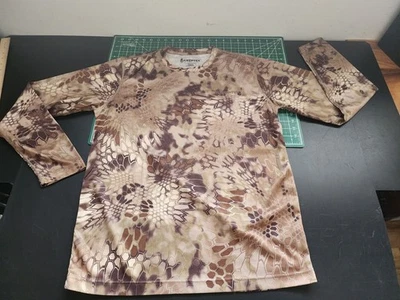 Kryptek Men's Size Large Long-Sleeve Crew Beige Desert Camo - Image 1 of 4