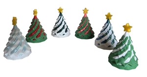 3pc Set 3D Printed Fidget Christmas Tree Passthrough Spiral Toy Stress Relief - Picture 1 of 15