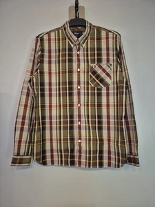 Fred Perry Bold Check Cotton Button Down Shirt XL - Bild 1 von 8