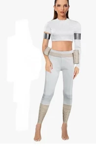 Heodols Königin Prinzessin Cosplay Kostüm Halloween XS dehnbar Blaster Accs 5-teilig - Bild 1 von 8