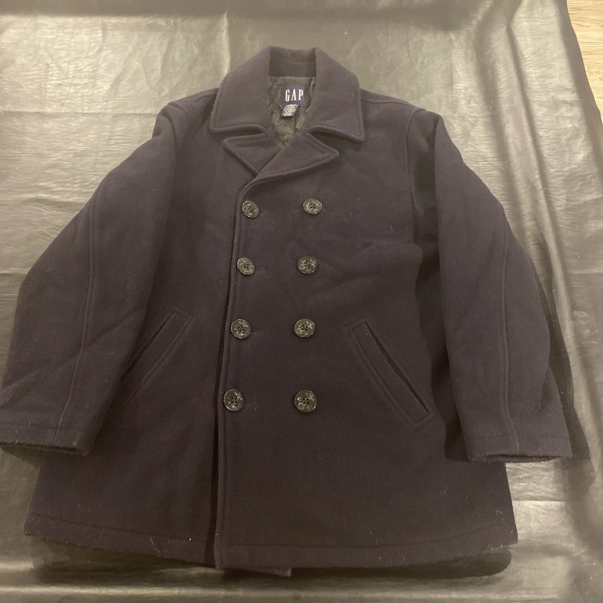 ジャケット・アウター 90s OLD GAP pea coat 10 botton BLACK XXL 90s OLD GAP pea coat 10 botton BLACK XXL