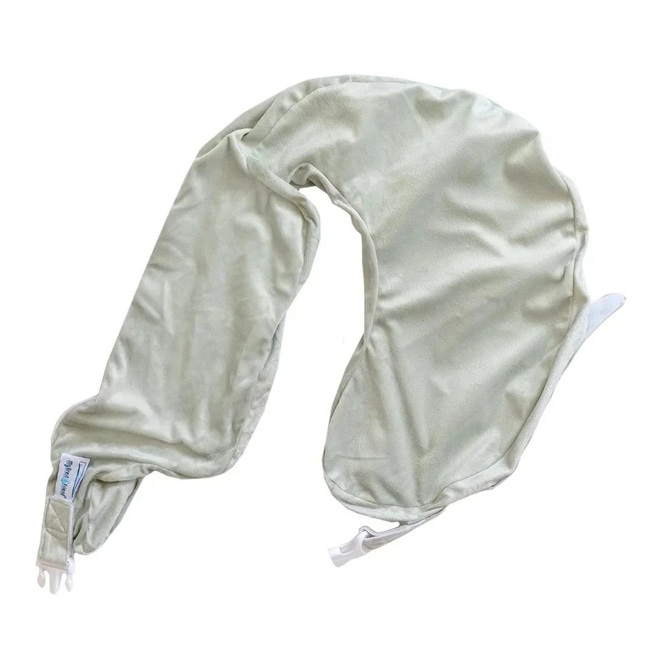 Almohada de enfermería MyBreastFriend Super Deluxe funda de fieltro verde salvia platino Foto 1 de 1