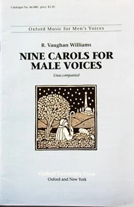 Nine Carols for male Voices by R.Vaughan Williams - Picture 1 of 2