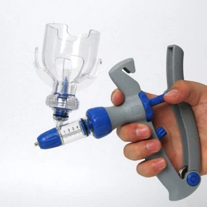 5ml Syringe Veterinary Injector Vaccine Poultry Adjustable Automatic Chicken Pig - Picture 1 of 12