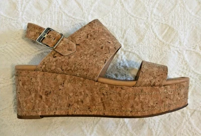 Sandalia Corso Como Fairen Plataforma Cuña Corcho Natural - 8.5M Foto 1 de 4