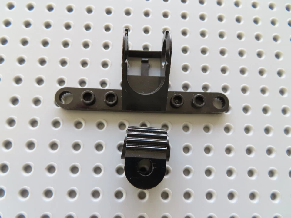 Lego 1 x Technic Achse Lenkung 2 Teile 2791 2792 schwarz - Bild 1 von 1