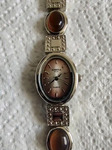 Anriya Milan Uhr Damen Edelstahl Analog Zifferblatt Quarzuhr - Bild 1 von 6