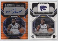2023-24 Panini Prizm Draft Picks Orange Pulsar /49 Markquis Nowell #SS-MNW Auto