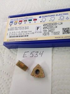 10 NEUE SUMITOMO WNMG 332ELUW CERMET EINSÄTZE WNMG 060408N-LUW GR: T1500Z (E534) - Bild 1 von 1