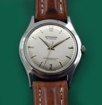 Vintage 50's RODANIA Canadian Preston Scout Champions 1954-55 Men's watch - Image 1 of 4
