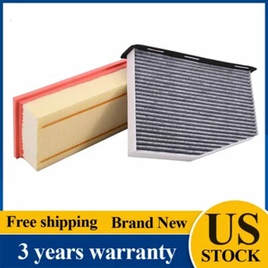 Air Cabin Filters (2 Total) Kit For Volkswagen Jetta Passat Tiguan Beetle CC GTI - Picture 1 of 16