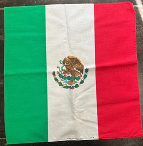 Mexico Flag Bandana 22"X22" - 2 Bandana for $12.99 - New - Picture 1 of 5