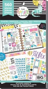 Pegatinas Happy Planner Planner Pastel Tropics 560 piezas - Imagen 1 de 3