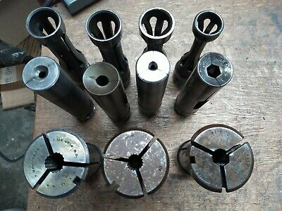 (Lot Of 11) 1-1/4  Series Collets And Feed Fingers For Screw Machine • 79$
