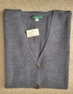 CHALECO DE LANA DE CORDERO GRIS GIORDANO DAMAS TALLA M Foto 1 de 4