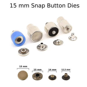 15 mm Snap Button Die for Hand Press Machine - Picture 1 of 4