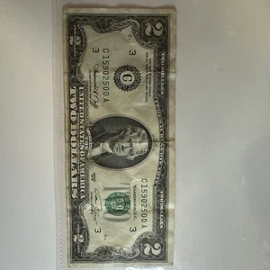 2 bill dollars 1976 With Error - Picture 1 of 5