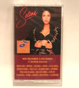 Selena - Cassette Tape - Mis Mejores Canciones - Latin Tejano Rare Sealed - Picture 1 of 3