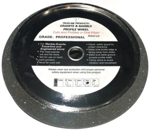7" Shape E - 45 Degree Bevel Profile Wheel for Granite, Marble, Travertine Tile - Picture 1 of 4